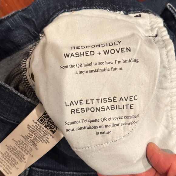 Frame Le Easy Flare high waisted boot leg jeans with split bottom hem πHPπ - Picture 7 of 14